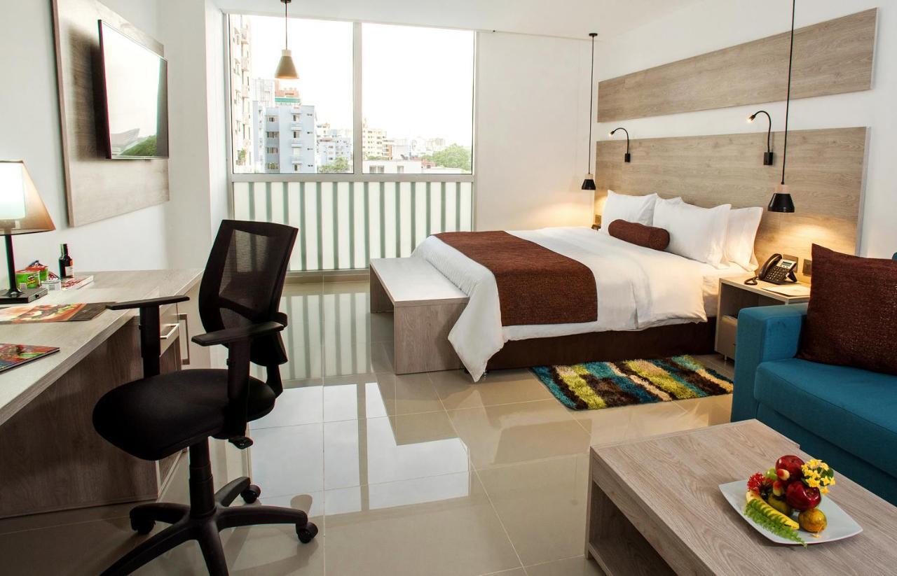 Hotel Barranquilla Plaza Exterior foto A room at the hotel