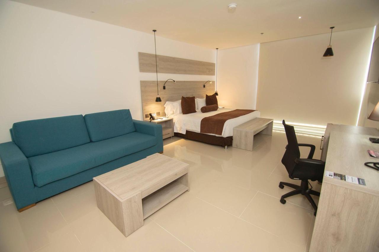 Hotel Barranquilla Plaza Exterior foto A room at the hotel